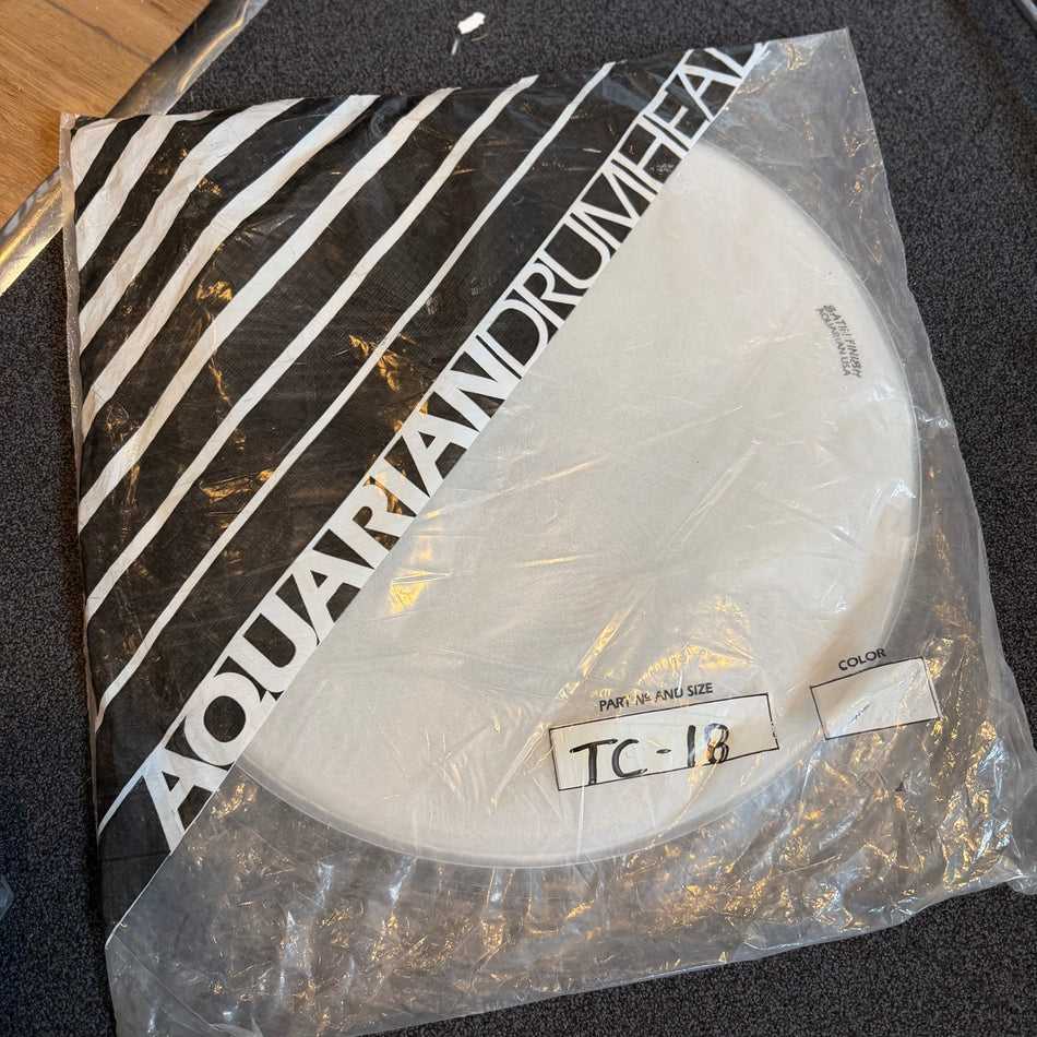Brand New Aquarian 18" Satin Drum Head #1401