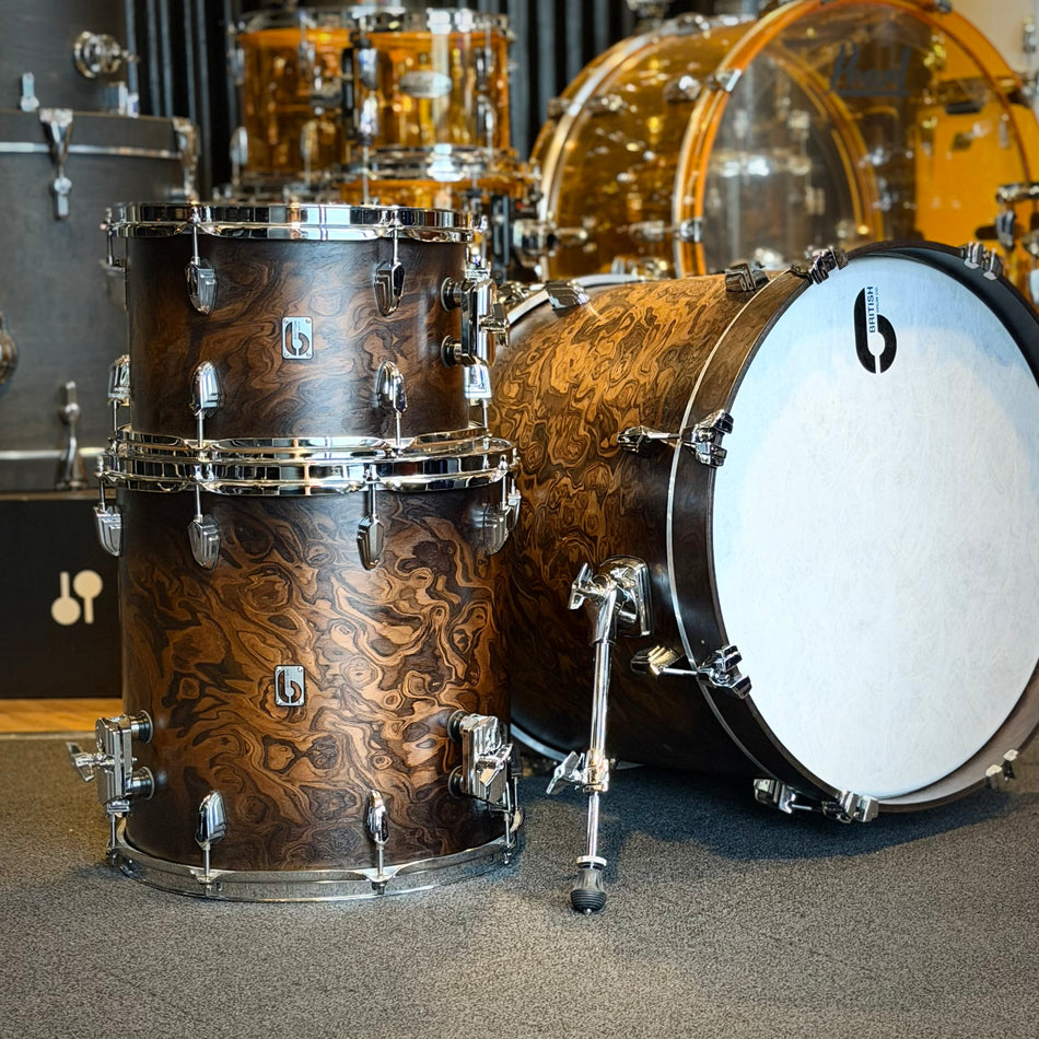 British Drum Company Legend Club Windsor Dark Drum Kit #1342