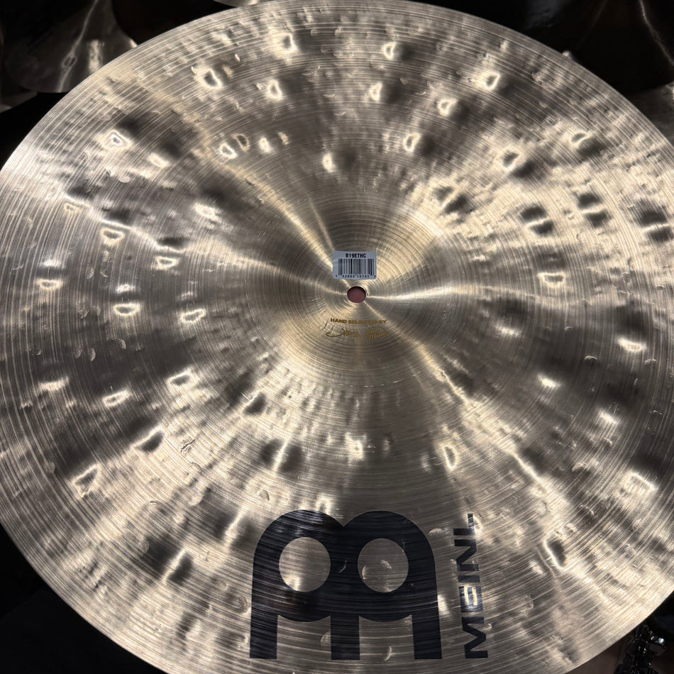 Hand Selected Meinl Byzance 19" Extra Thin Hammered Crash Cymbal B19ETHC