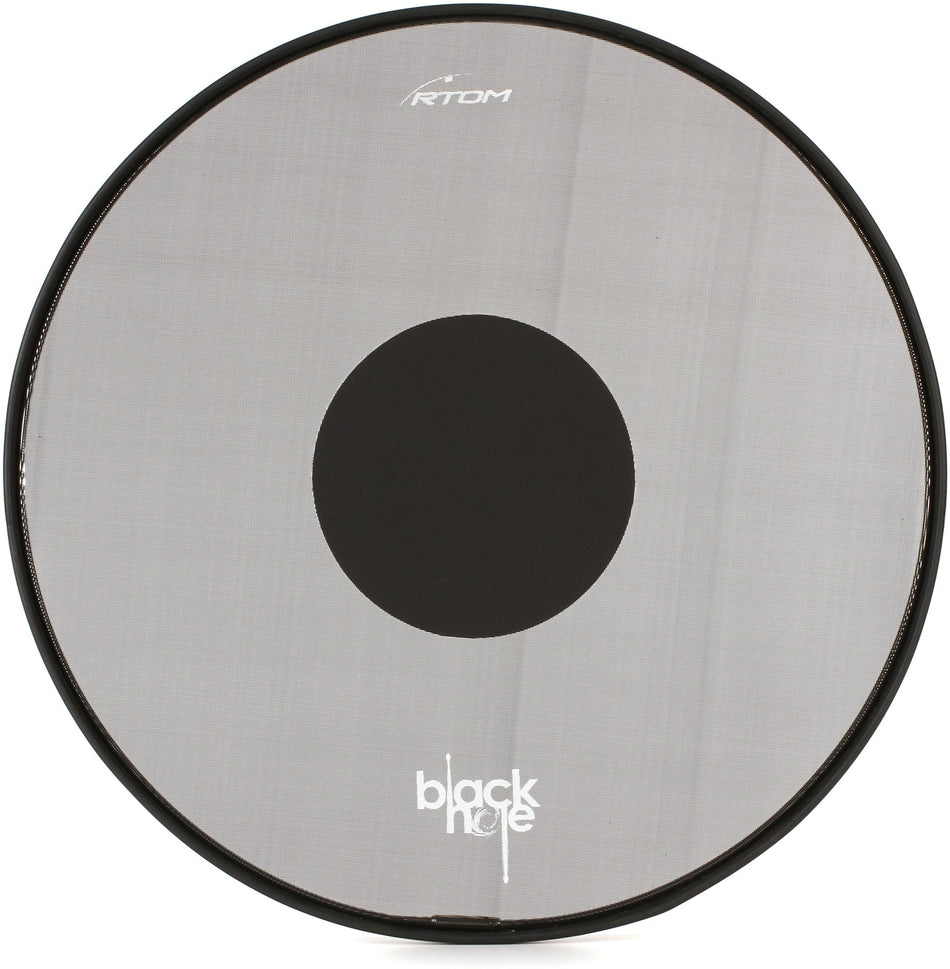 8″ Rtom Black Hole Practice Pad Snap-On Tuneable Mesh Head