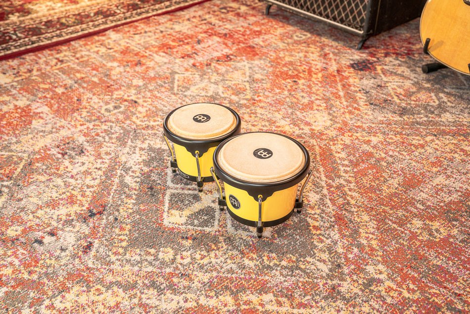 MEINL Percussion Journey Series Bongo 6,5" MACHO & 7,5" HEMBRA - Illuminating Yellow