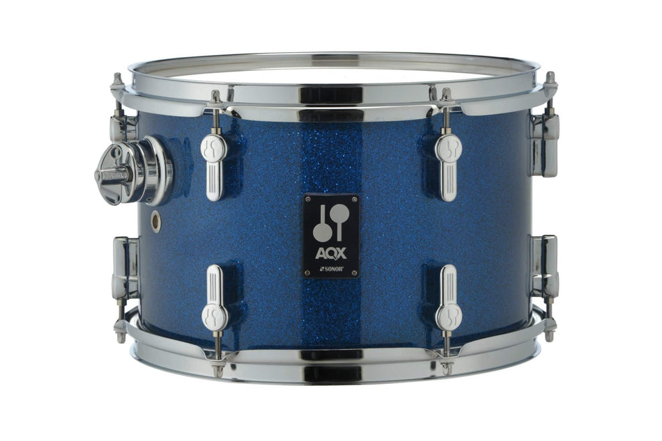 Sonor AQX Jazz 18in 4pc Drum Kit Shell Pack – Blue Ocean Sparkle