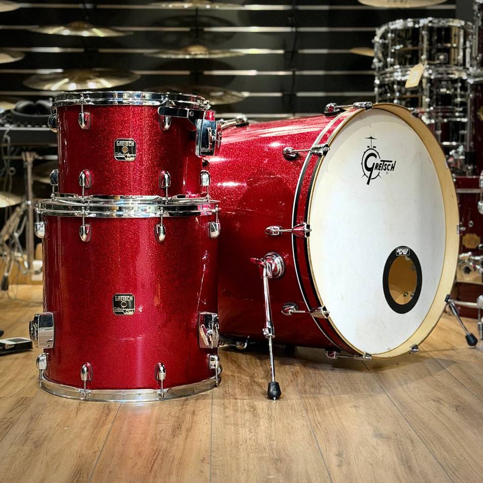 Gretsch Catalina Club 24" Red Sparkle Drum Kit #1319