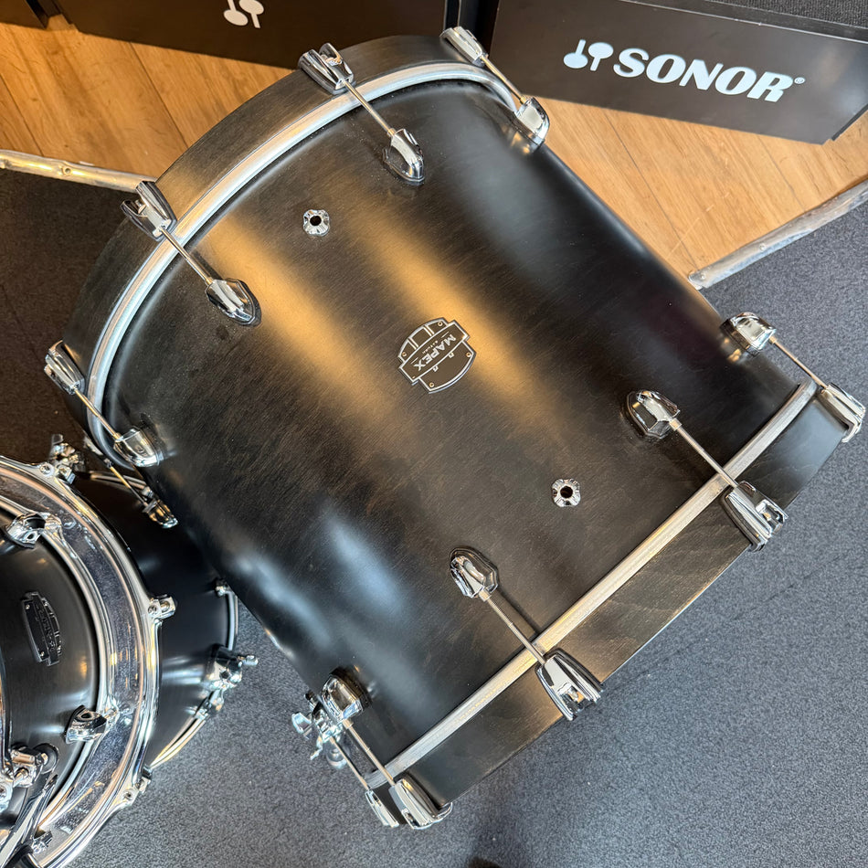 Mapex Saturn Satin Black 22" Drum Kit #1326