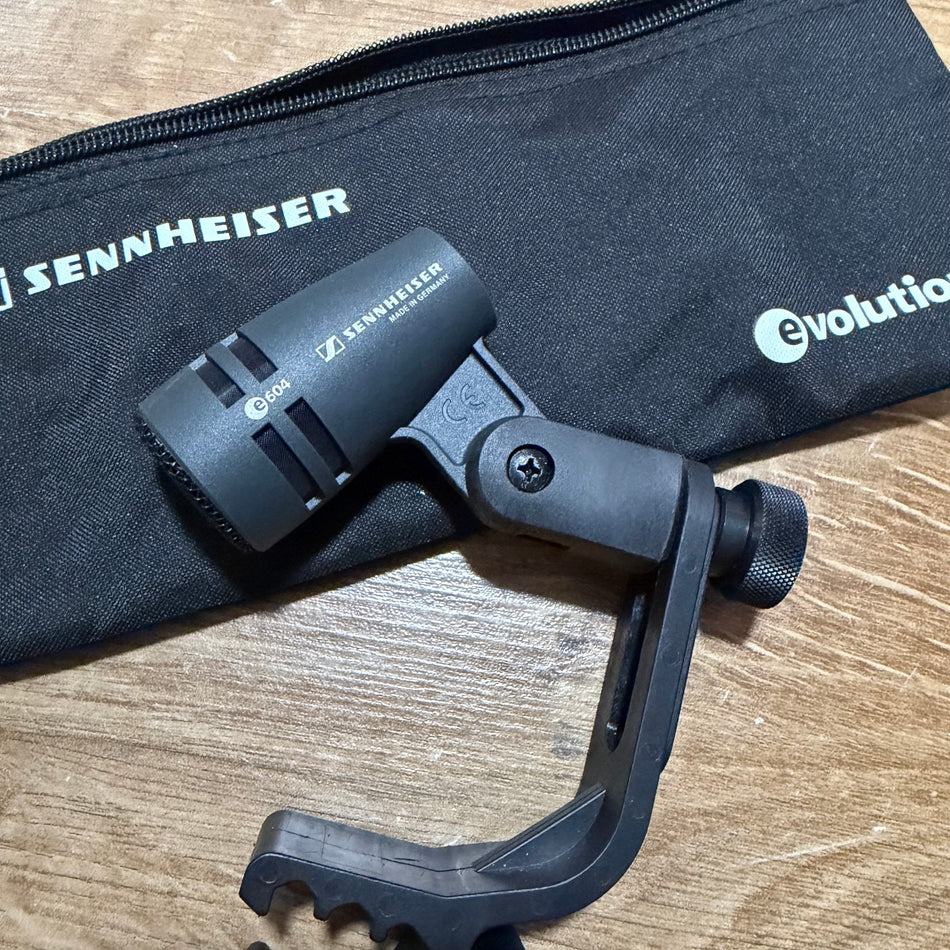 Sennheiser E604 Drum Microphone With Mounting Clip #1377