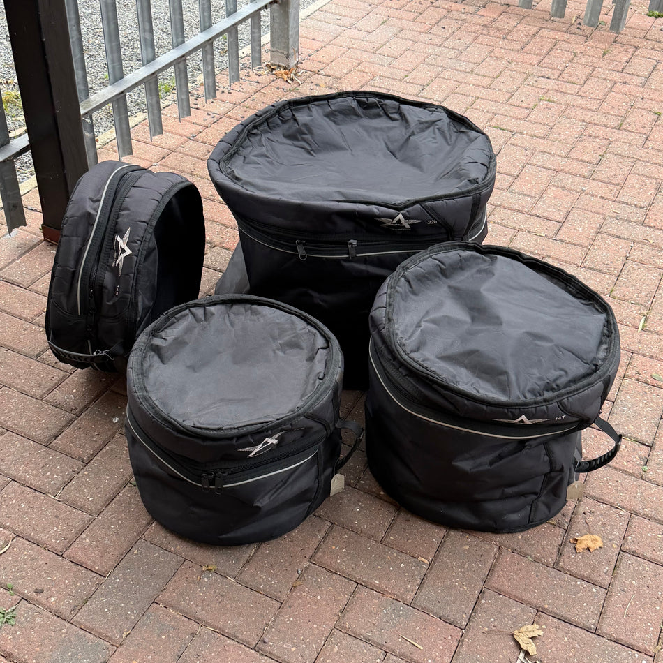 Deluxe Drum Bags Case Set 22", 14", 12" + Snare #1400