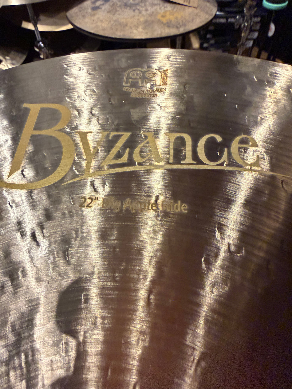 Hand Selected Meinl Byzance 22" Jazz Big Apple Ride B22JBAR