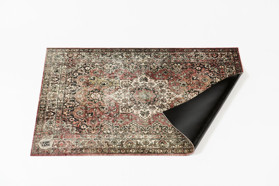 Drum N Base Small Vintage Persian Stage Rug – Classic Worn – 130 x 90cm