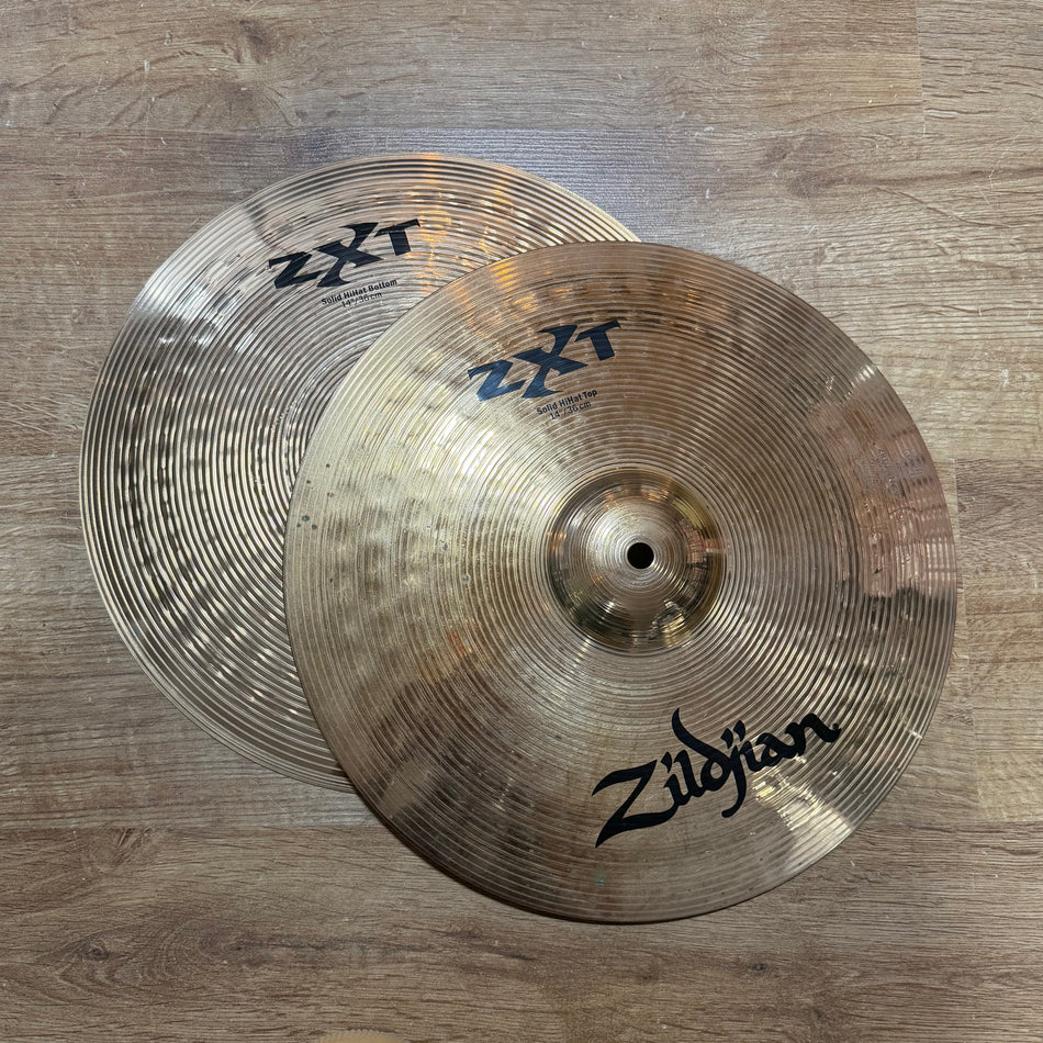 Zildjian ZXT Solid 14" Hi Hat Cymbals #1381