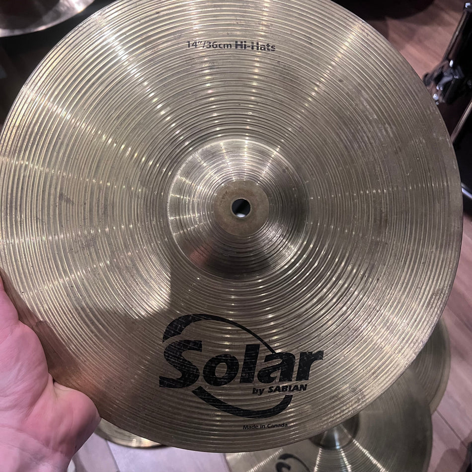 Sabian Solar Cymbal Set With Cymbal Bag #1325