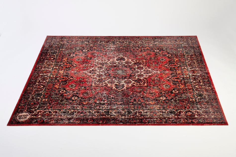Drum N Base Vintage Persian Drum Mat Red 185 x160cm