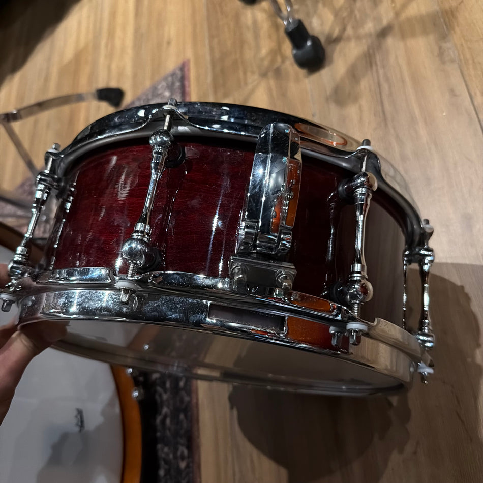 Mapex Cherry Bomb Black Panther 13x5.5" Snare Drum #1418