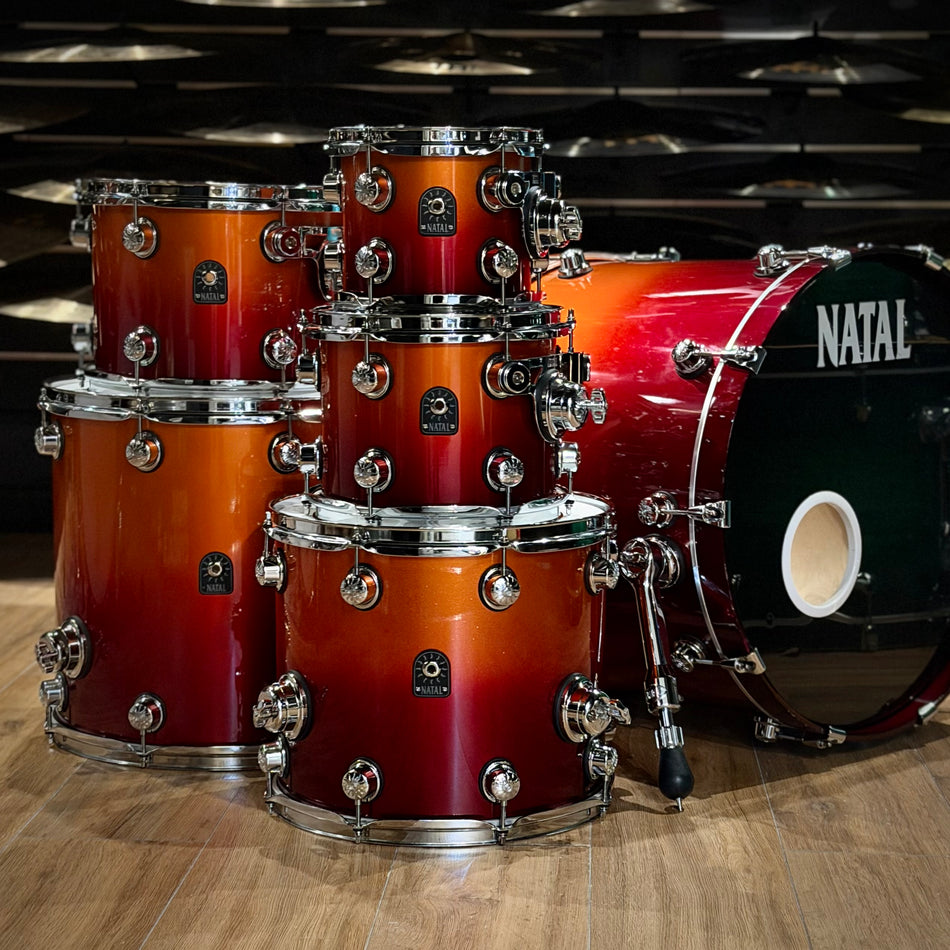 Natal Originals Birch Drum Kit Shell Pack In Sunburst Fade #1416