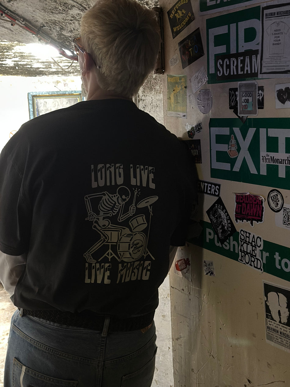 Into Music Co "Long Live Live Music" LTD Edition Heavyweight T-shirt