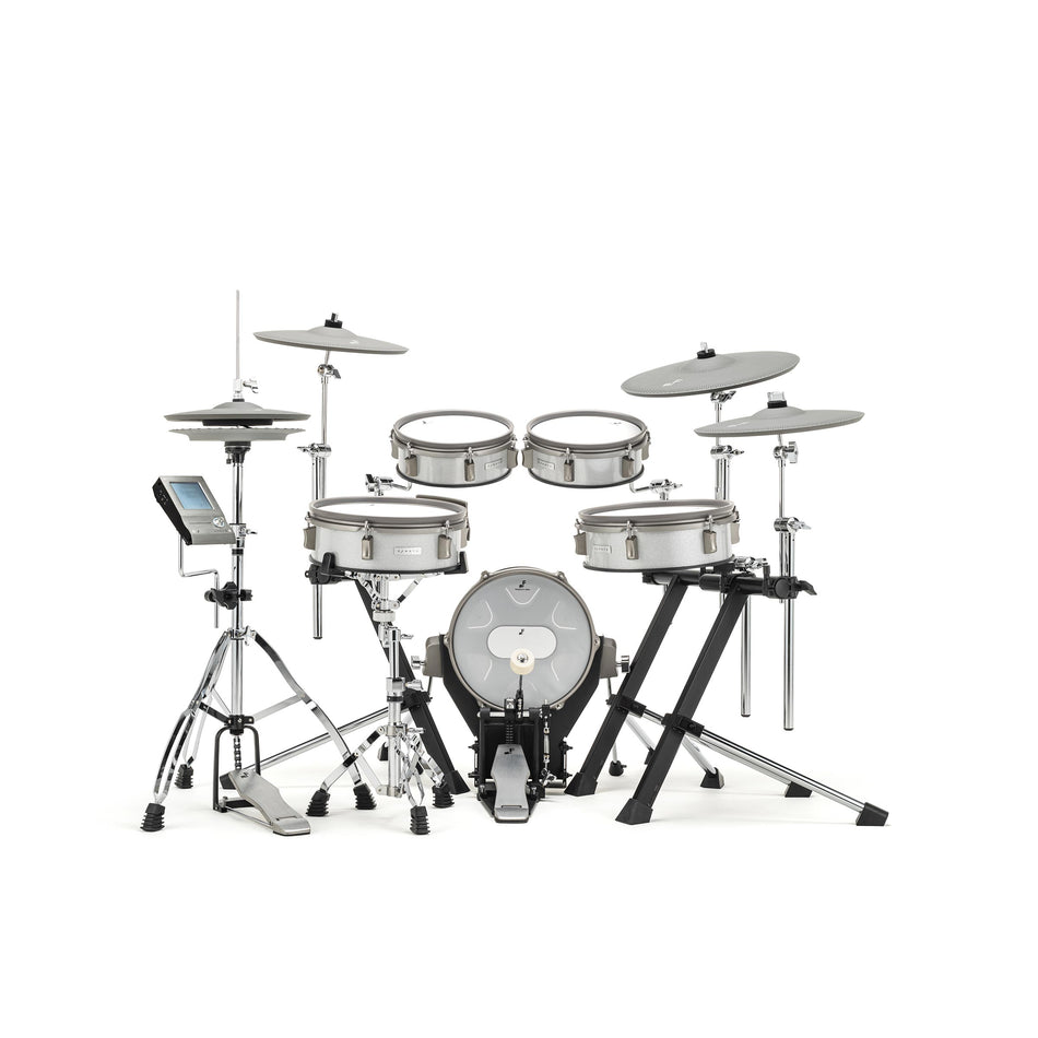 EFNOTE 3 Style-B White Sparkle Electronic Drum Set