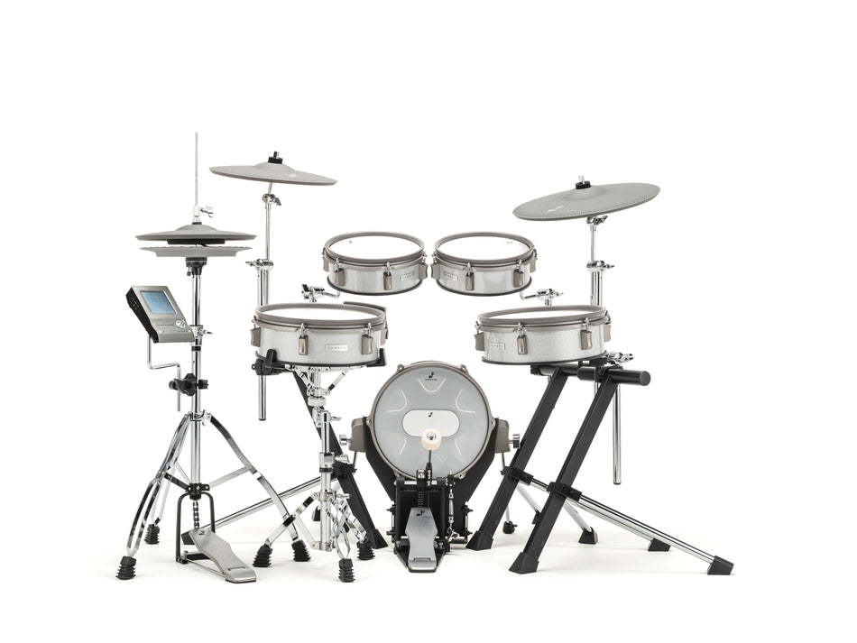 EFNOTE 3 Style-A White Sparkle Electronic Drum Set