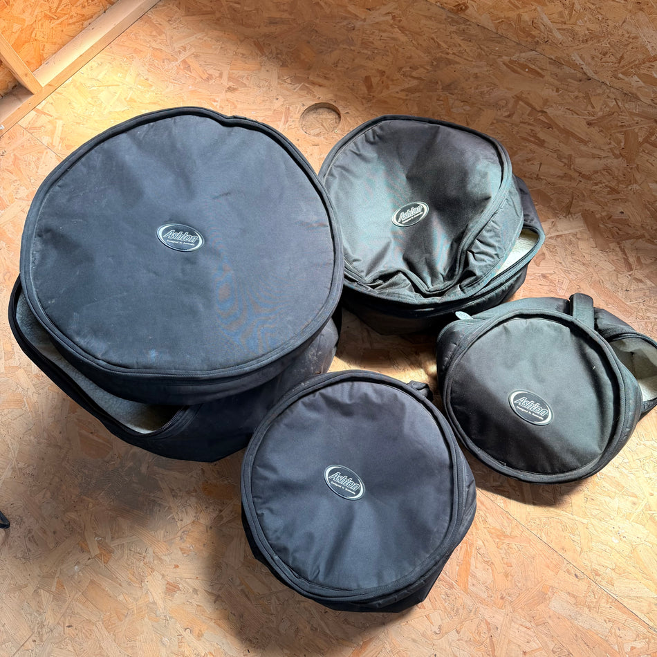 Ashton Drum Soft Cases Set 22”,16”,12” And 14” Snare #1329