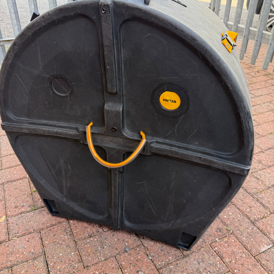Hardcase 22" Wheeled Bass Drum Case #1395