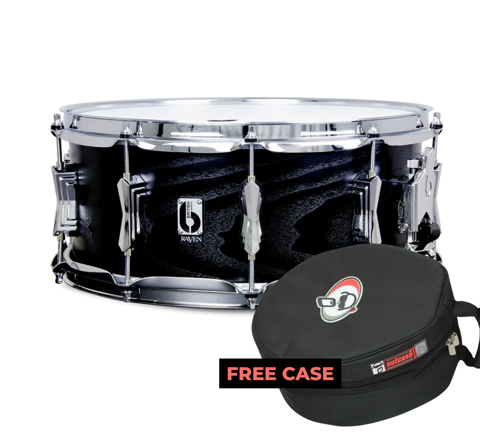 British Drum Company Raven 14″x6″ Snare Drum
