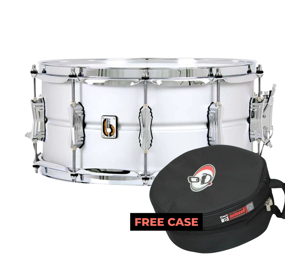 British Drum Company Aviator Aluminium Snare Drum 14"x5.5"