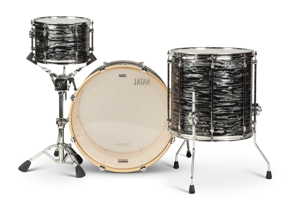 Natal Zenith Vintage Style Drum Kit Forge Black