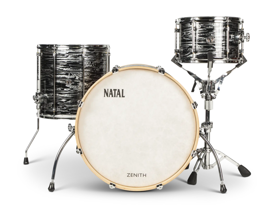 Natal Zenith Vintage Style Drum Kit Forge Black