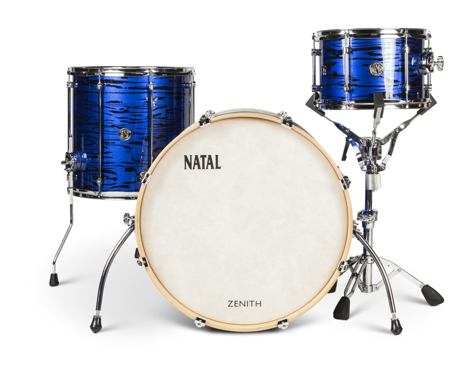 Natal Zenith Vintage Style Drum Kit Forge Blue