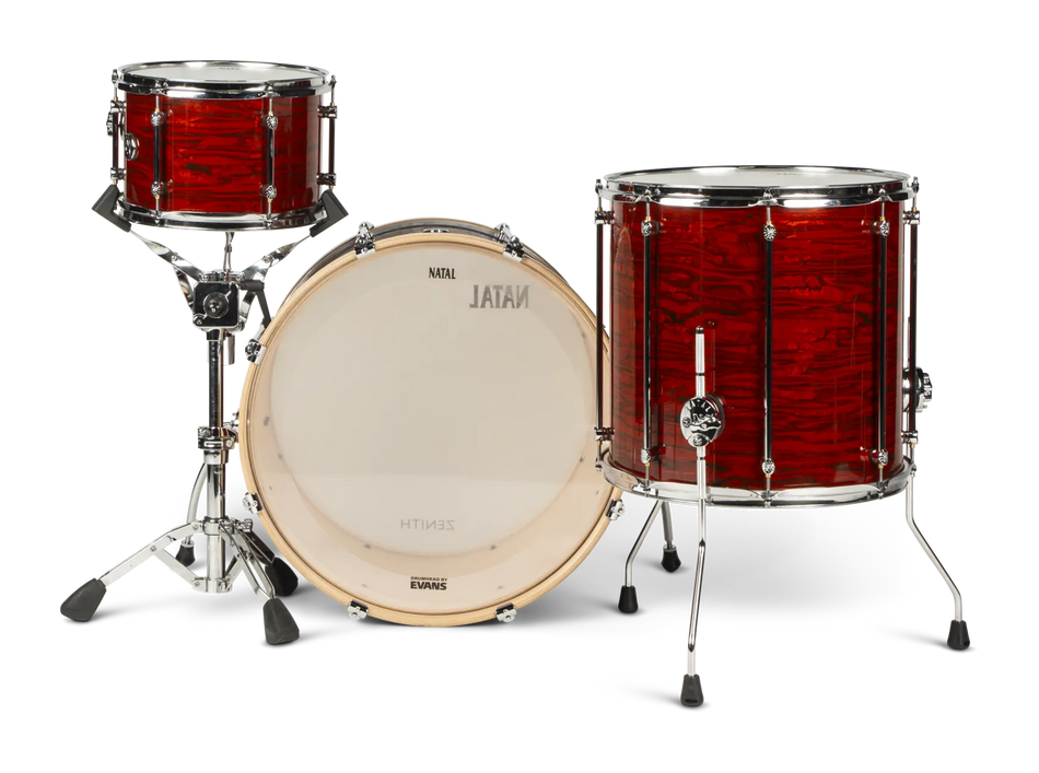 Natal Zenith Vintage Style Drum Kit Forge Red