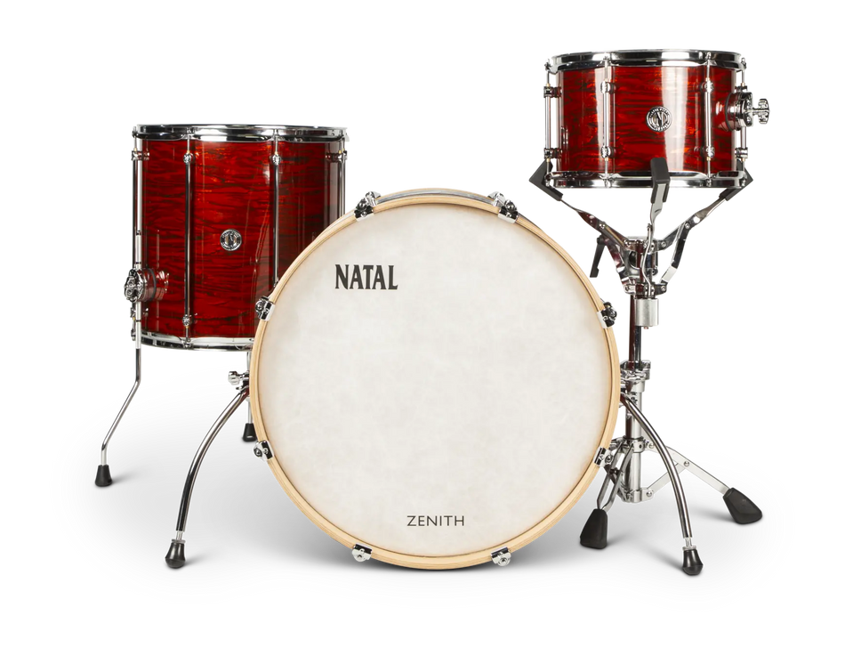 Natal Zenith Vintage Style Drum Kit Forge Red