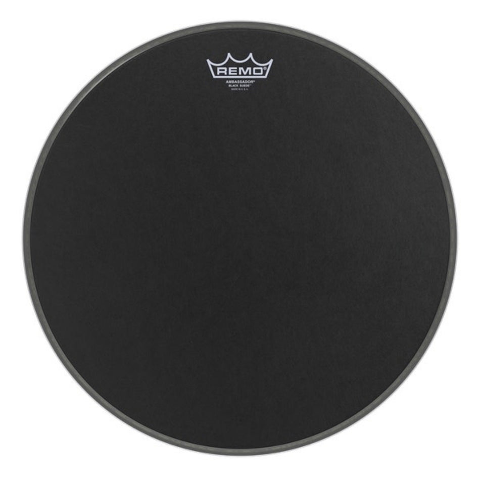 Remo Ambassador Black Suede Drum Head | 12"