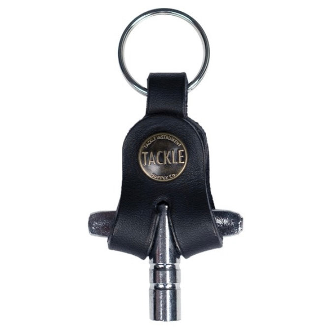 Tackle Instrument Supply Co. Drum Key with Leather Case, Black Gift