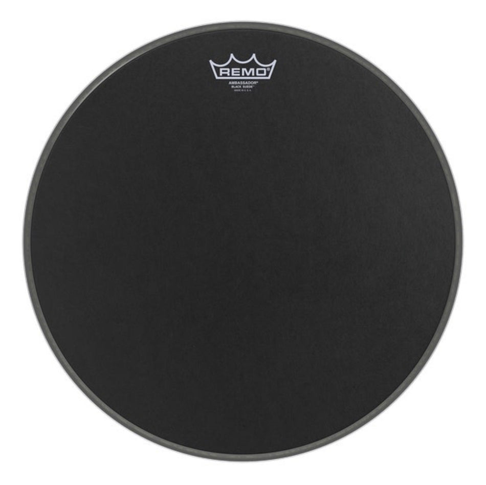 Remo Ambassador Black Suede Drum Head | 16"