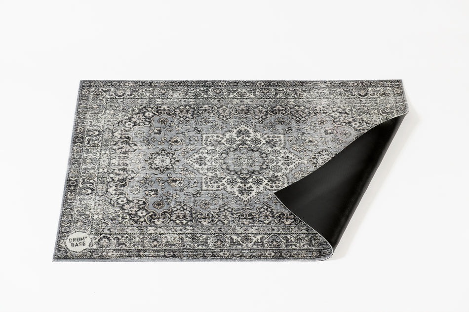 Drum N Base Small Vintage Persian Stage Rug Grey 130 x 90cm