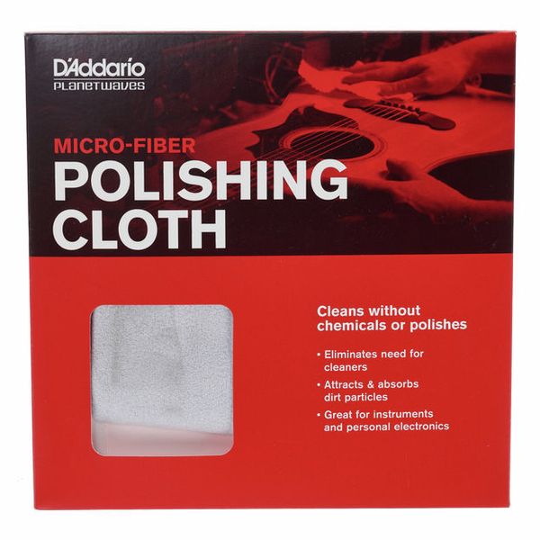 D'Addario PW-MPC Micro-Fiber Polishing Cloth