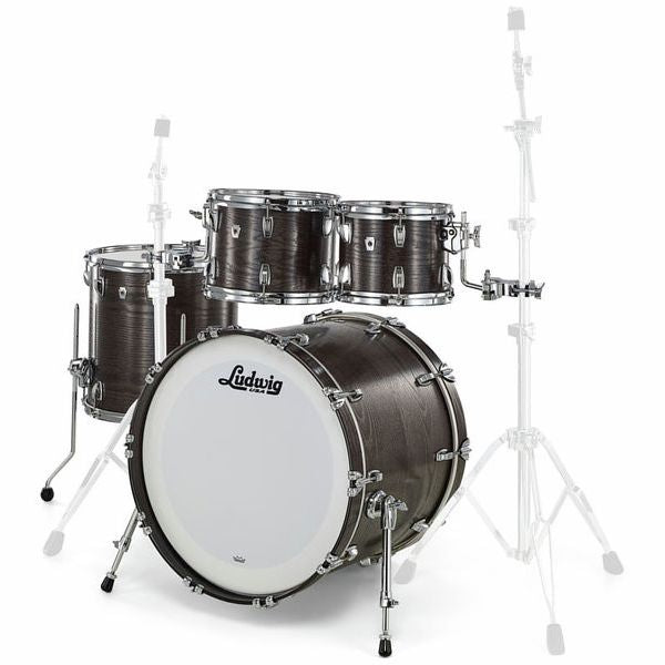Ludwig Classic Oak 22” Drum Kit 4 Piece - Smoke