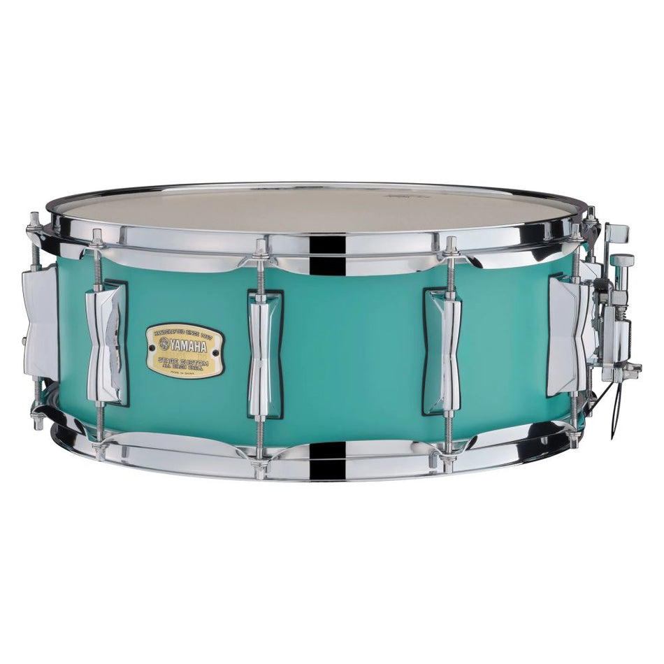 Yamaha Stage Custom Snare Drum | 14 x 5.5" Matte Surf Green