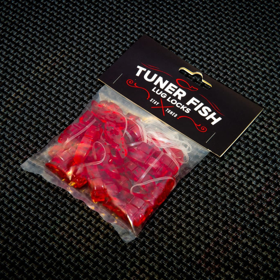 Tuner Fish Lug Locks Red 24 Pack