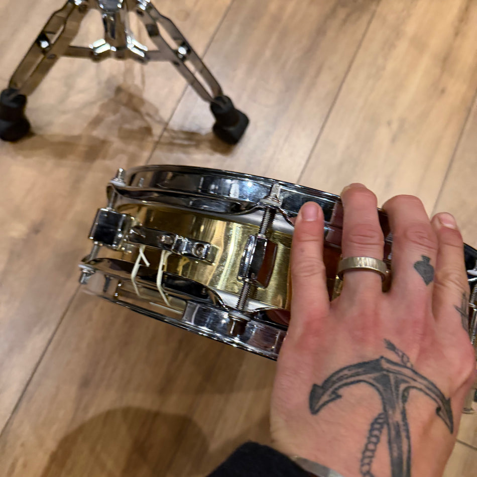 Pearl 13x3" Brass Piccolo Snare Drum #1372