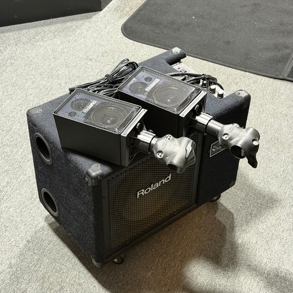Roland PM3 Electronic V Drums Speakers, Amp, Monitors #1427