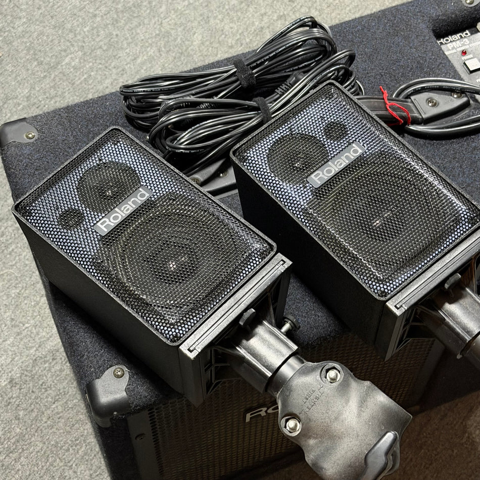 Roland PM3 Electronic V Drums Speakers, Amp, Monitors #1427