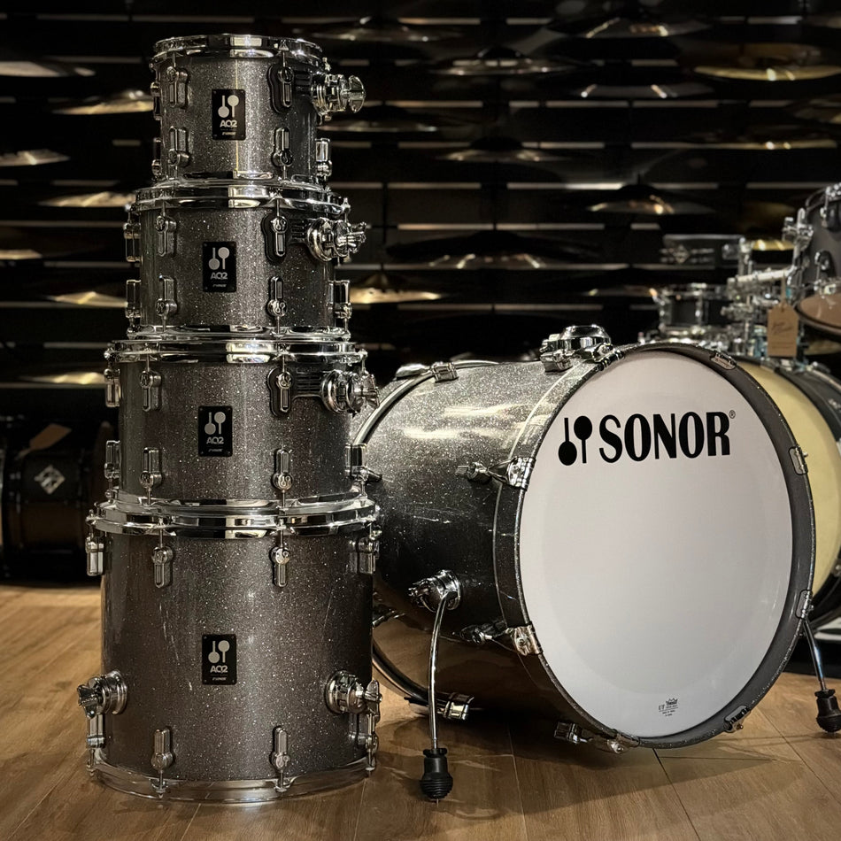 Sonor AQ2 Titanium Sparkle 20" Drum Kit #1427