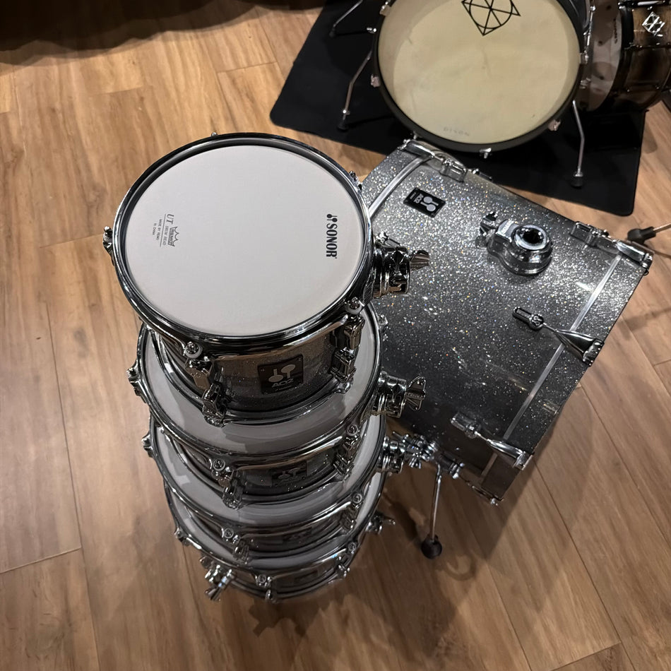 Sonor AQ2 Titanium Sparkle 20" Drum Kit #1427