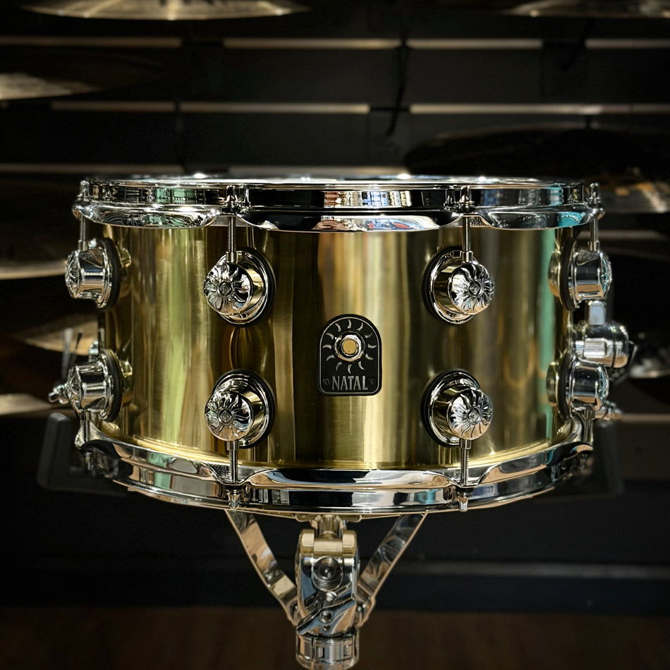 Natal Brass 13x7" Snare Drum #1429
