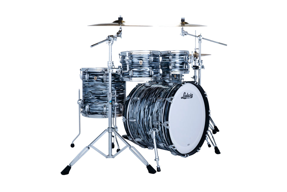 Ludwig Classic Maple Drum Kit Shell Pack Studio - Black Oyster