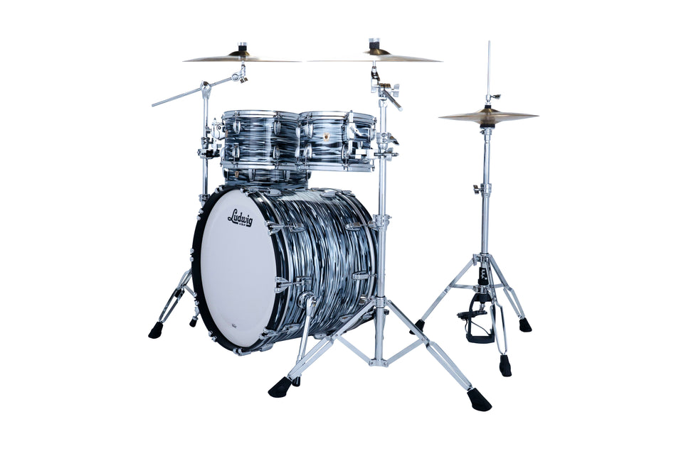 Ludwig Classic Maple Drum Kit Shell Pack Studio - Black Oyster