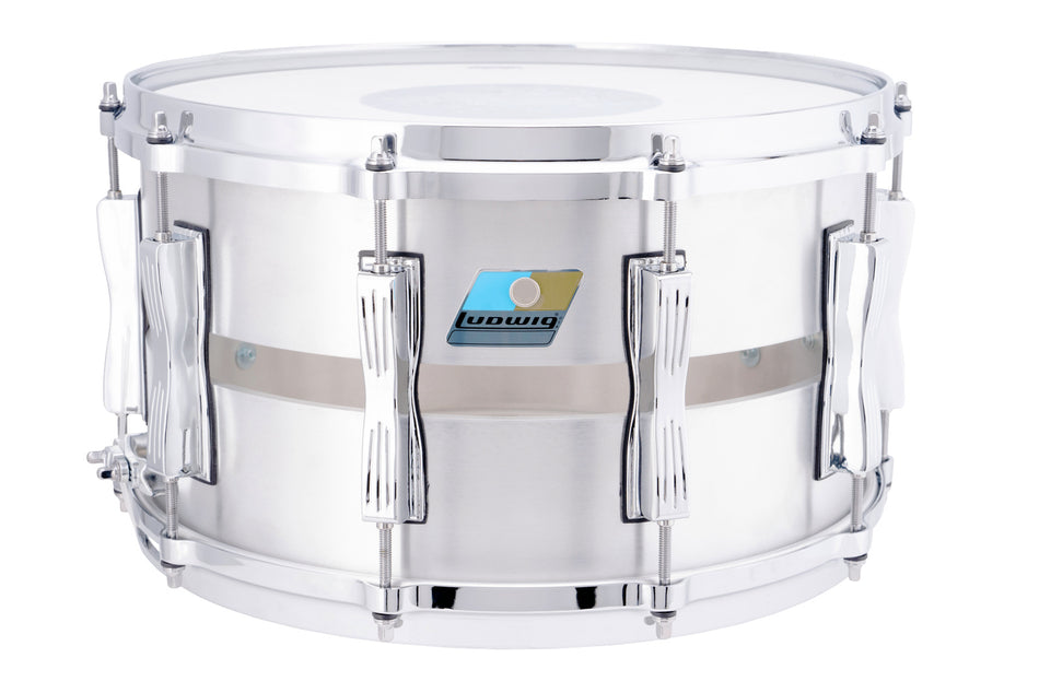 Ludwig Slotted Coliseum Aluminium Snare Drum L903XXCA