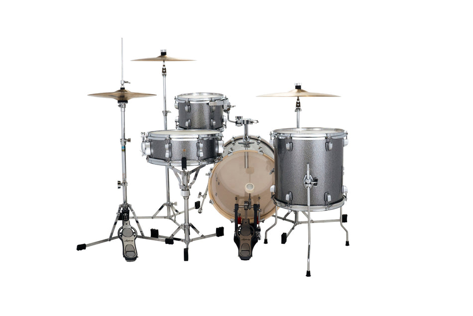 Ludwig Breakbeats 4pc Drum Kit Shell Pack – Frost Silver Sparkle
