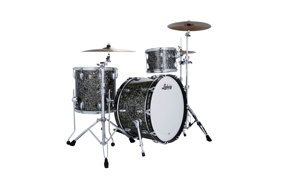 Ludwig Classic Maple 3pc Drum Kit Shell Pack - Moss Green Pearl