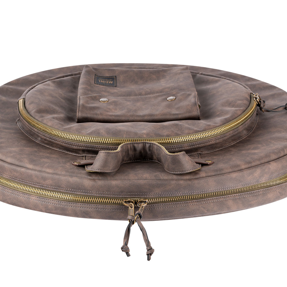 Meinl Vintage Hyde Cymbal Bag - Dark Brown MVHC22DB