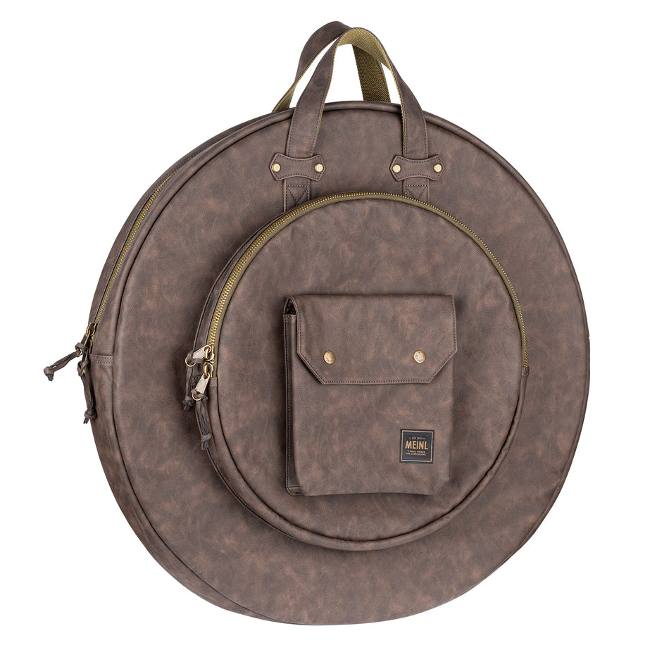 Meinl Vintage Hyde Cymbal Bag - Dark Brown MVHC22DB